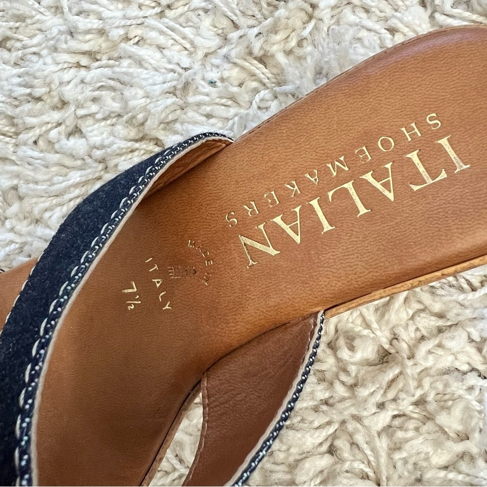 Italian Shoemakers Wedge Sandals - Picture 6 of 7